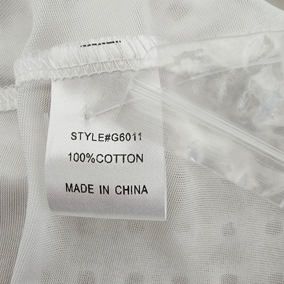 NWOT Jodifl White Eyelet Dress Size Small - Picture 9 of 11